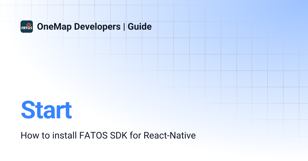 Start | OneMap Developers | Guide